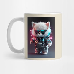 Cute Space Cat - Anime Art design Mug